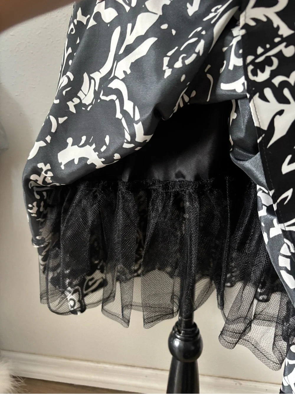 Y2K Betsy & Adam Black by Linda Bernell  Halter A-Line Dress